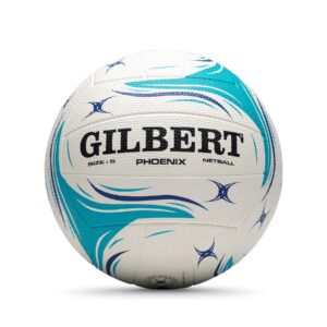 Gilbert Phoenix Match Netball – White (Size 5, 4)