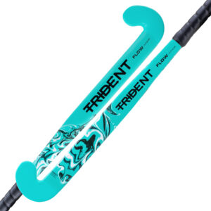 Trident Flow Junior Wooden Hockey Stick – Turquoise (34″)
