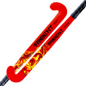 Trident Flow Wooden Hockey Stick – Red