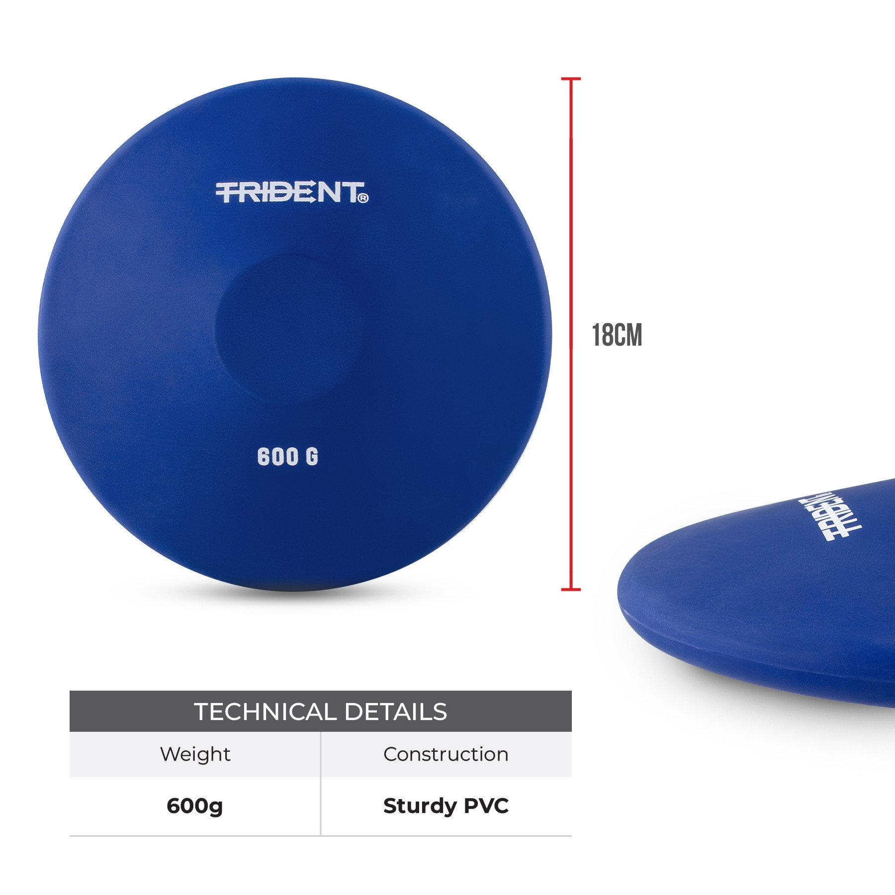 Trident Milestone Soft Discus – 600g - Skoolah
