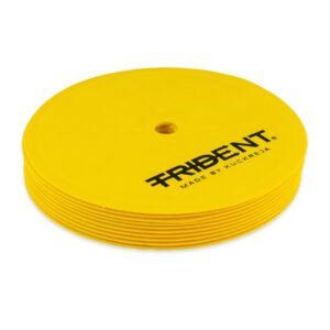 Trident Rubber Agility Dots – Yellow (Set of 10)