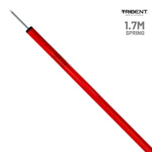 Trident Slalom Pole with Spring – Red